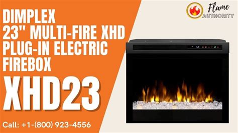 Dimplex 23 Multi Fire Xhd Plug In Electric Firebox Xhd23 Youtube