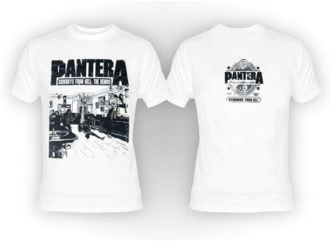 Pantera Cowboys From Hell Demos White T Shirt