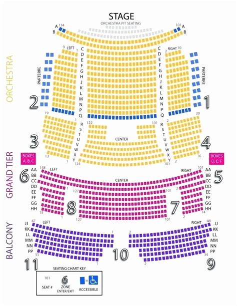 Interactive Wilbur Theater Seating Chart