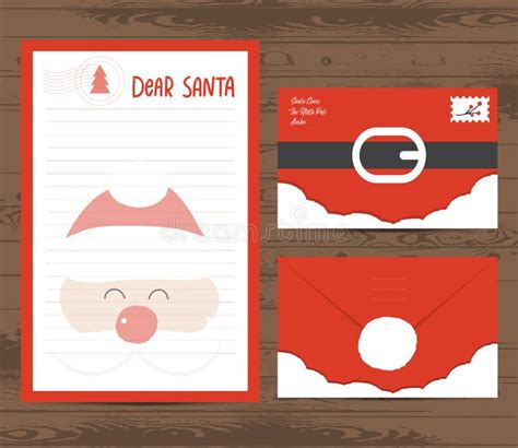 Dear Santa Letter Envelope Stock Illustrations 238 Dear Santa Letter