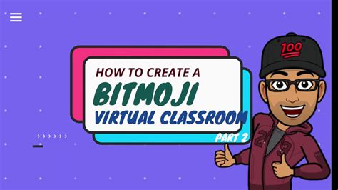 To do this, go to slide > apply layout > blank. How to Create a Bitmoji Virtual Classroom - Part 2 - YouTube