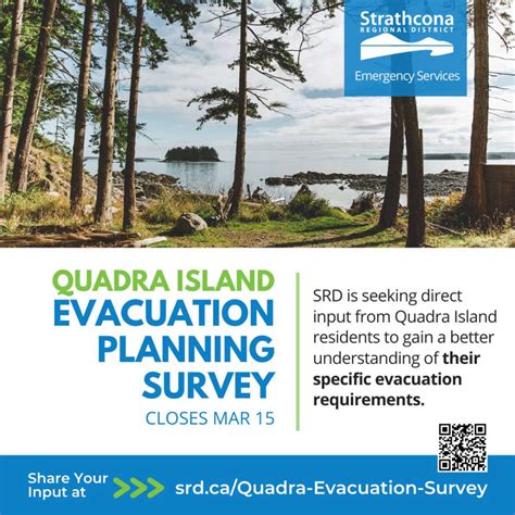 Strathcona Regional District Updating Quadra Island Evacuation Plan