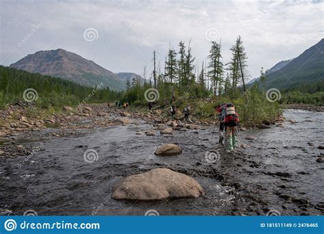 Travel To The Putorana Plateau In Siberia In Russia In The Summer Stock