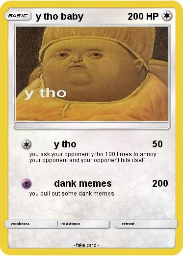 Pokémon Y Tho Baby Y Tho My Pokemon Card