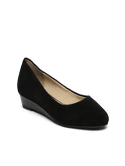 Buy Marks And Spencer Women Black Solid Leather Ballerinas Flats For