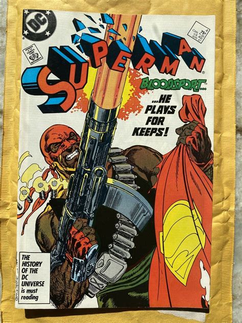 Superman 4 Vol 2 Byrne 1987 Vf 1st Appearance Bloodsport Suicide