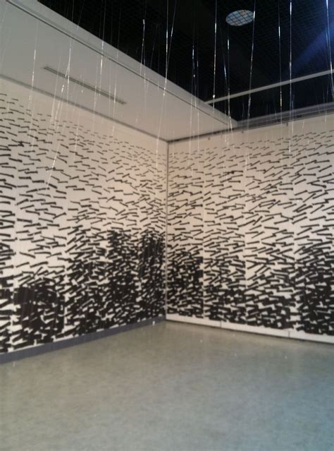Its Raining In The Sea Installation Art By Jeong Lee Calligraphy