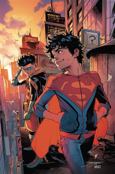 Super Sons Robin Damian Wayne Superboy Jonathan Kent Dc Comics