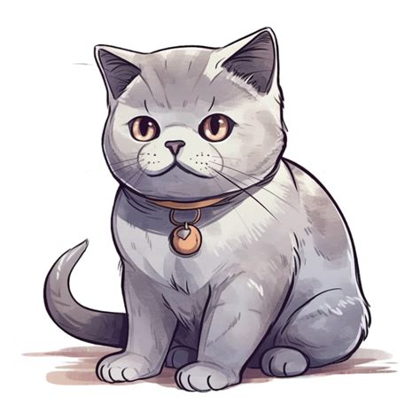 British Shorthair Clipart 24077549 Png