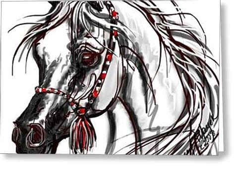 Arabian Horse Digital Art By Stacey Mayer