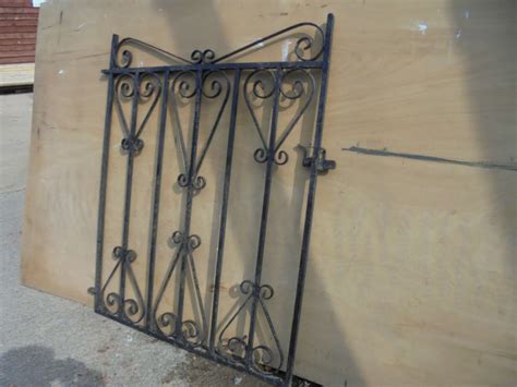 Small Single Wrought Iron Gate Authentic Reclamation