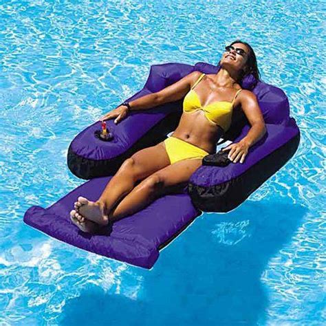 Swimline Ultimate Floating Lounger Hayneedle Com Pool Lounger