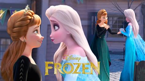 Queen Anna Coronation With Princess Of Northuldra Elsa Frozen
