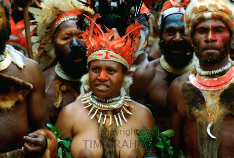 Tribespeople Papua New Guinea Tim Graham World Travel And Stock