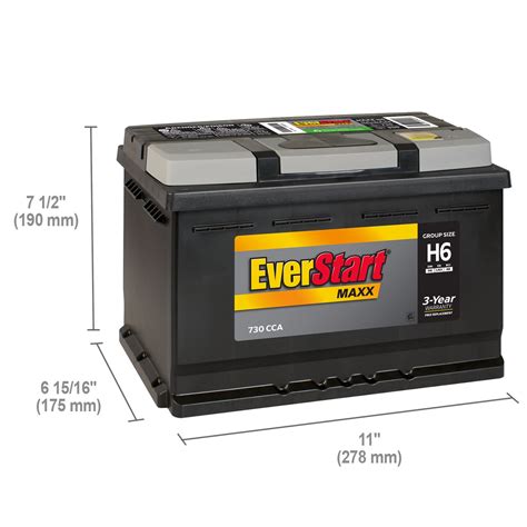 Buy Everstart Maxx Lead Acid Automotive Battery Group Size H6 12 Volt