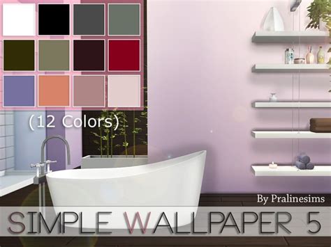 The Sims Sims Cc Sims 4 Cc Finds Simple Wallpapers Sims House Sims