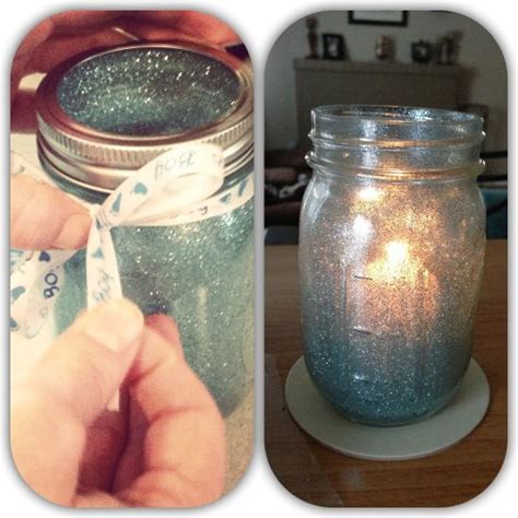 Easy Diy Glitter Candle Votive Mason Jar Fun Diy Glitter Candles Jar Diy