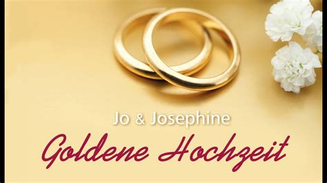 Viele menschen schreiben einen passenden spruch auf glückwunschkarten. Lied zur Goldenen Hochzeit - Goldene Hochzeit - YouTube