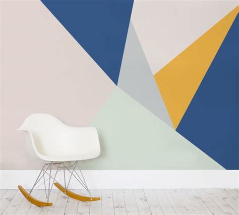 Inject Some Cool Colour Into Any Room With These Funky Geometric Wall