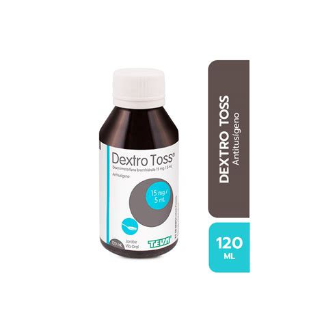Dextro Toss 15 Mg 5 ML Jarabe Frasco 120 ML Boticas Hogar Y Salud