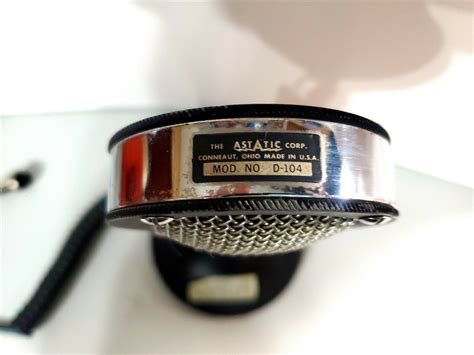 Astatic D 104 Microphone With 4 Pin Connector Microphones