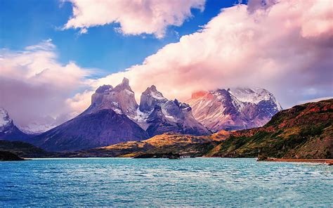 Free Download Fitz Roy Mountain In South America Patagonia Between