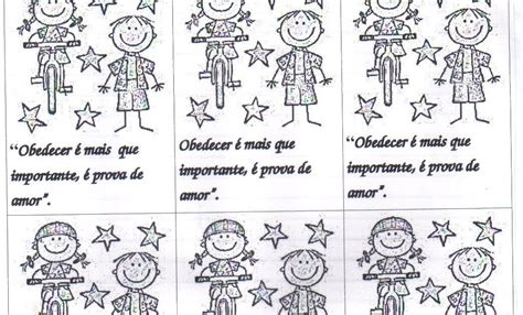 Atividades Sobre Obediencia Aos Pais