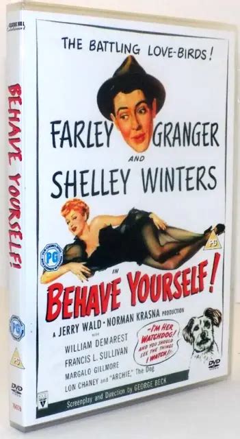 Behave Yourself 1951 R0 Dvd Farley Granger Shelley Winters Margalo Gillmore Eur 463