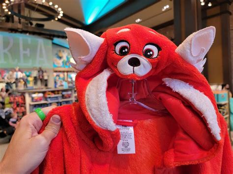 New ‘turning Red Plush Pillow And Apparel Available At Disneyland