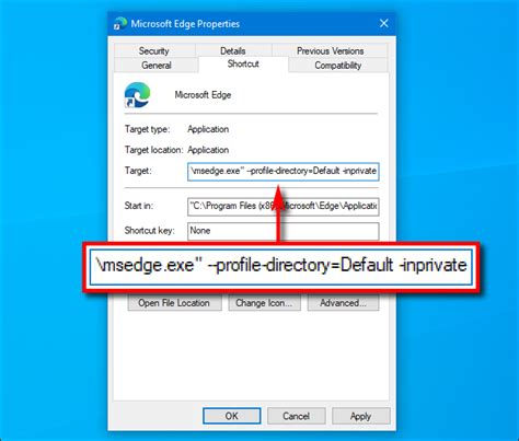 How To Always Start Microsoft Edge In Inprivate Browsing Mode On Windows