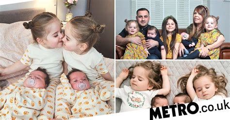Woman Has Two Sets Of Twins Three Years Apart Defying 700000 To One