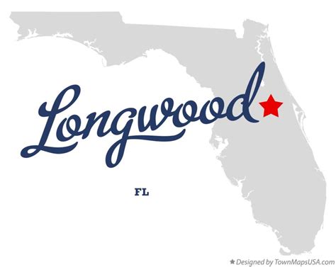 Map Of Longwood Fl Florida