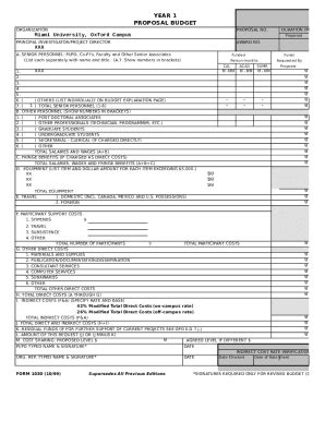 NSF Excel Budget Template Budget Templates Fill And Sign Printable