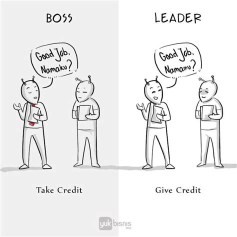 Both bosses and leaders have people who follow their rules and do as they say. The True Differences Between A Boss And A Leader Revealed ...