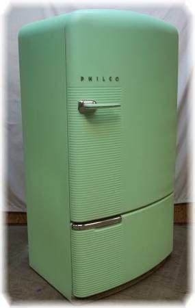 Kitchen is the best place in your home that you should keep in the best condition and status always. Mint green Philco fridge | Kitchen colors, Midcentury ...