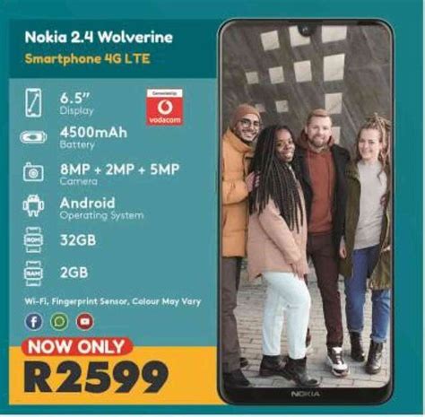 Nokia 24 Wolverine Smartphone 4g Lte Offer At Ok Furniture