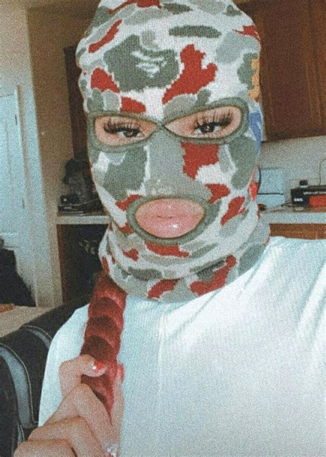 Wallpaper Baddie Gangsta Ski Mask Aesthetic Carly Sarah
