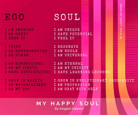 Ego Vs Soul My Happy Soul