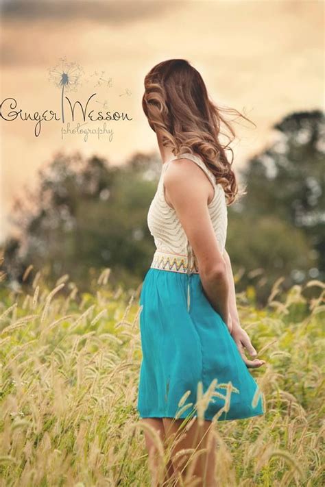Senior Portrait Field Photography Ginger Wesson Photography