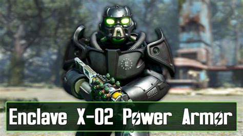 Incredible New Enclave X 02 Power Armor Fallout 4 Mod Review Youtube