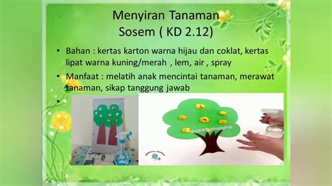 Contoh Kegiatan Tk Tema Tanaman - Guru Paud
