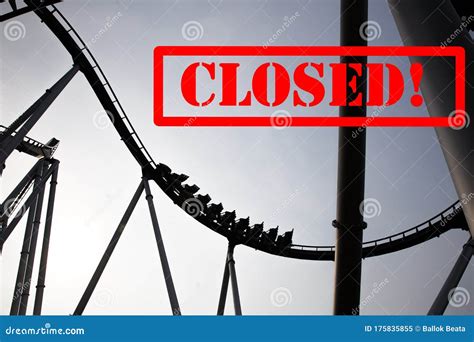 Closed Amusement Park Due To Coronavirus Outbreak Stock Image Image