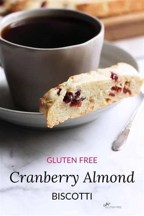 I love using alternative, less refined, more nutritious flours and realized that almond flour would be perfect. Gluten Free Cranberry Almond Biscotti | Recipe in 2020 ...