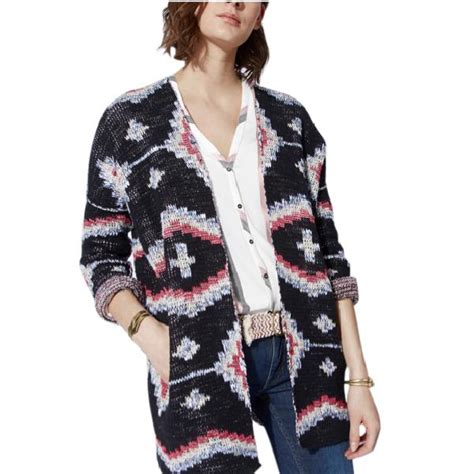Get top quality jacquard knitting fabric from leading jacquard knitting fabric manufacturers & suppliers. Maje Maori Jacquard Knit Cardigan - evaChic