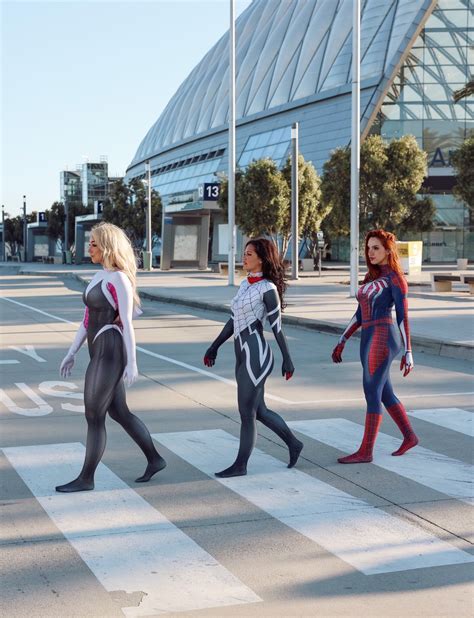 🔥 Hot And Sexy Cosplay 🔥 On Twitter Rt Thehannahklein The Beatles But Make It Spider Verse