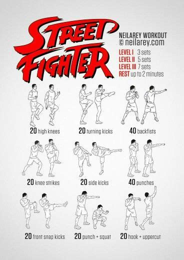 Street Fighter Workout Fighter Workout Mma Workout Kickboxing Workout