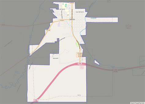 Map Of Salina City Utah