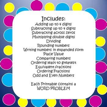 Printable math worksheets from k5 learning. Winter Math Worksheets - 50 Printables - Grades 3 - 5 ...
