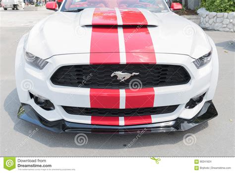 Ford Mustang On Display Editorial Stock Image Image Of Automobile