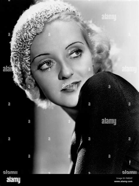 Bette Davis 1908 1989 Us Film Actress In 1934 While Promotijng Her
